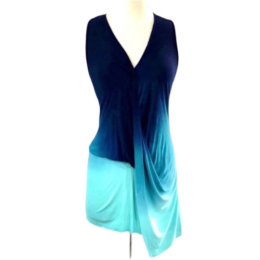 Ombre’ Draped Young Fabulous & Broke Racer back short dress
